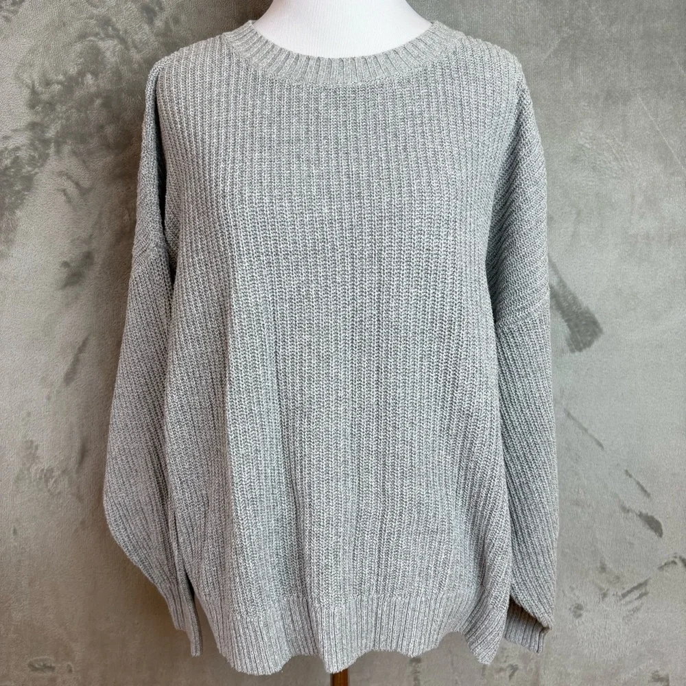 Hollister Cozy Gray Fall Wmn’s Sweater Sz M
